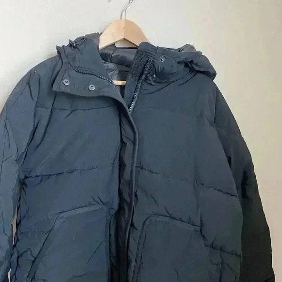 Madewell Tokyo Puffer Jacket Black Size Large - Picture 4 of 14